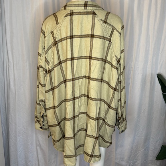 Urban Outfitters Brendan Drapey Flannel Button-Down Shirt - Picture 6 of 7